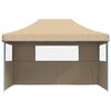 vidaXL Party-Zelt Beige 292 x 440 x 315 cm Oxford-Stoff