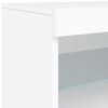 vidaXL Sideboard mit LED-Leuchten Weiß 162x37x67 cm