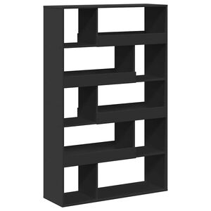 vidaXL Raumteiler Schwarz 100x33x156,5 cm Holzwerkstoff