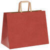 vidaXL Papiertragetaschen 50 Stk. mit Henkeln Rot 32x17x25 cm