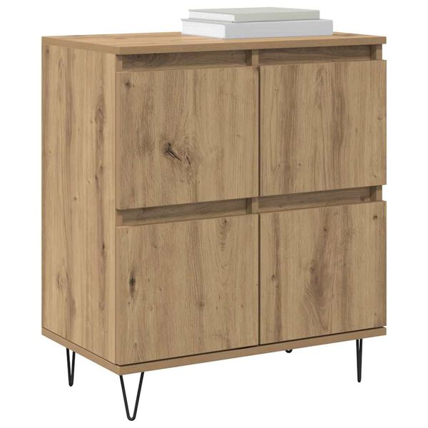 vidaXL Sideboard Artisan-Eiche 60 x 35 x 70 cm
