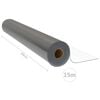 vidaXL Tischfolie-Rolle Transparent 0,9x15 m 1,6 mm PVC