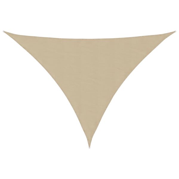 vidaXL Sonnensegel Oxford-Gewebe Dreieckig 2,5x2,5x3,5 m Beige