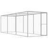 vidaXL Katzenk&auml;fig 4,5x1,5x1,5 m Verzinkter Stahl