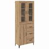 vidaXL Highboard Artisan-Eiche 69,5 x 34 x 180 cm Holzwerkstoff