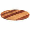 vidaXL Tischplatte Massivholz Palisander Rund 25-27 mm 60 cm