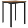 vidaXL Esstische 60 x 60 x 75 cm Holzwerkstoff Altholz Quadratisch