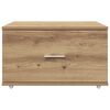 vidaXL Schubladenschrank mit Rad Braun 55 x 45 x 33,5 cm Holzwerkstoff