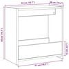 vidaXL Beistelltisch Artisan-Eiche 50x26x50 cm Holzwerkstoff