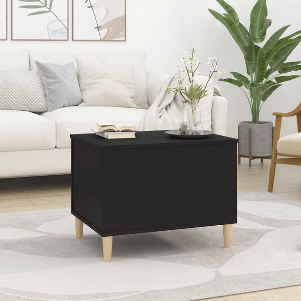 vidaXL Couchtisch Schwarz 60x44,5x45 cm Holzwerkstoff