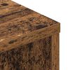 vidaXL Kopfteil mit Regal Altholz 180 x 17 x 104,5 cm Holzwerkstoff