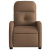 vidaXL Relaxsessel Braun Stoff