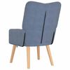 vidaXL Sessel Blau 63 x 67 x 94 cm Stoff