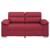 vidaXL 2-Sitzer-Sofa Weinrot 160x81x84 cm Kunstleder