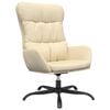 vidaXL Relaxsessel Creme Stoff