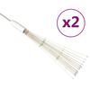 vidaXL Feuerwerkslichter 2 Stk. Weihnachtsdeko Mehrfarbig 20cm 280LEDs