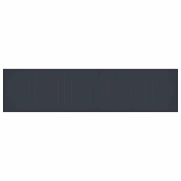 vidaXL Garten-Esszimmergarnitur mit Kissen 17 pcs Anthrazit PP