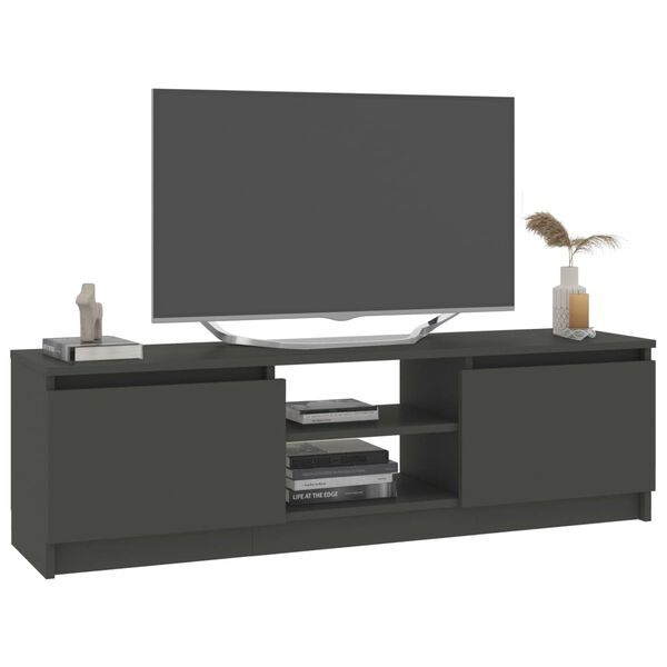 vidaXL TV-Schrank Grau 120&times;30&times;35,5 cm Holzwerkstoff