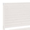 vidaXL Massivholzbett Extra Lang ohne Matratze Weiß 140x210 cm