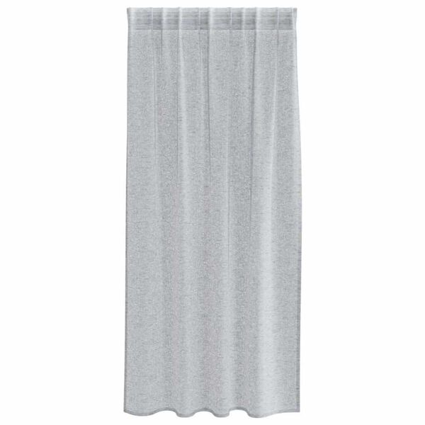vidaXL Voile-Vorhang 2 pcs Dunkelgrau 175 x 140 cm Polyester