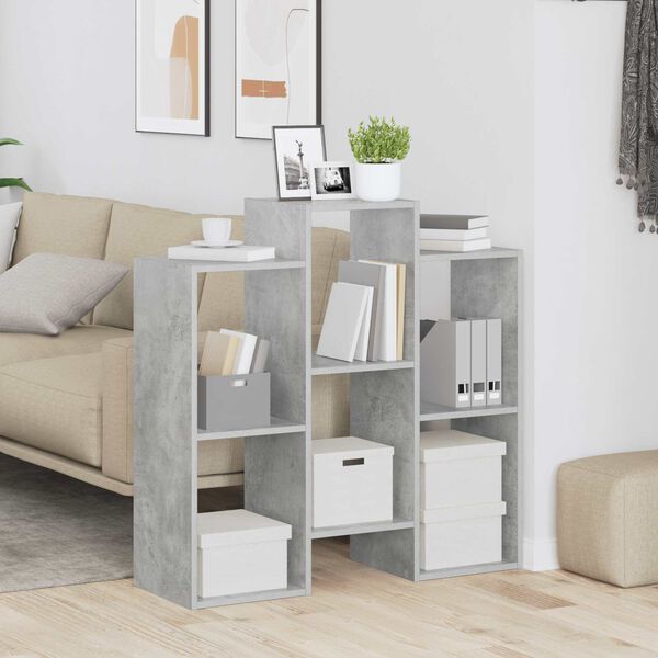 vidaXL Sideboard Beton Grau 90 x 30 x 90 cm