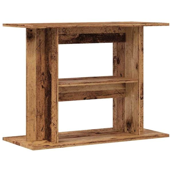 vidaXL Aquariumst&auml;nder Altholz 80x35x60 cm Holzwerkstoff