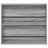vidaXL Magazinregal Graues Sonoma 80 x 12 x 70 cm Holzwerkstoff