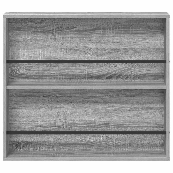 vidaXL Magazinregal Graues Sonoma 80 x 12 x 70 cm Holzwerkstoff