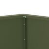 vidaXL Pflanzkübel 2 pcs Olive Grün 75 x 75 x 60 cm Stahl