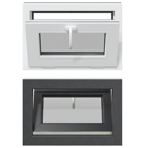 vidaXL Kellerfenster RISOR 60 x 40 cm PVC und Glas