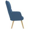 vidaXL Relaxsessel Blau Stoff