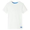 Kinder-T-Shirt Ecru 128