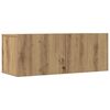 vidaXL 5-tlg. TV-Schrank-Set Wandmontage Artisan-Eiche Holzwerkstoff