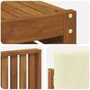 vidaXL Sofagarnituren 7 pcs Natur und Creme Massivholz Akazie