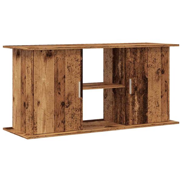 vidaXL Aquariumst&auml;nder Altholz-Optik 121x41x58 cm Holzwerkstoff