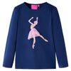 vidaXL Kinder-Langarmshirt Marineblau 128