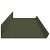vidaXL Schwebendes Regal 4 pcs Olive Gr&uuml;n 100 x 9 x 2,5 cm Stahl
