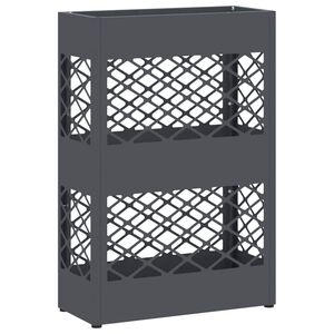 vidaXL Sonnenschirmhalter Anthrazit 28 x 12 x 41 cm Stahl