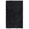 vidaXL Teppich Shaggy Hochflor NAVARRA Schwarz 80x150 cm Polyester