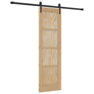 vidaXL Schiebet&uuml;r ORKDAL 61 x 198,5 cm Massives Kiefernholz