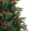 vidaXL K&uuml;nstlicher Weihnachtsbaum mit 300 LEDs mit St&auml;nder Gr&uuml;n 210 cm