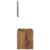 vidaXL Badezimmerm&ouml;belset 2 pcs Altholz 57 x 37 x 45 cm Holzwerkstoff