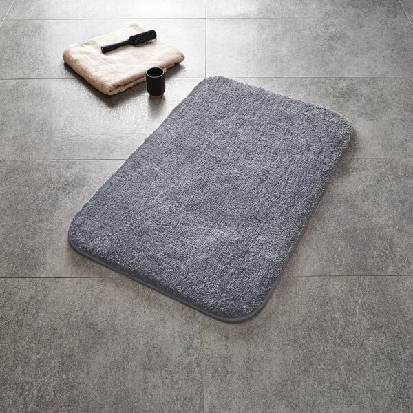 RIDDER Badteppich Chic Grau 90 x 60 cm
