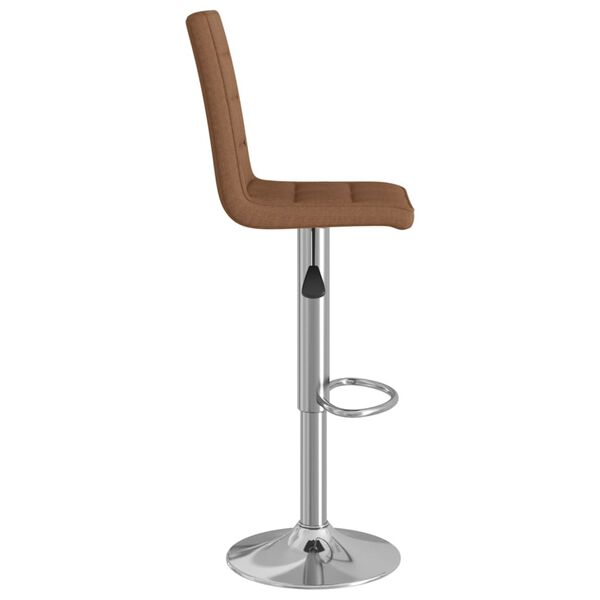 vidaXL Barhocker Braun Stoff