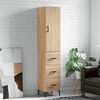 vidaXL Highboard Sonoma-Eiche 34,5x34x180 cm Holzwerkstoff