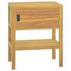 vidaXL Badschrank 60x40x75 cm Massivholz Teak