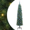 vidaXL Künstlicher Weihnachtsbaum mit 300 LEDs mit Ständer Grün 180 cm