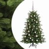 vidaXL K&uuml;nstlicher Weihnachtsbaum mit Weihnachtskugel 120 cm 150 LEDs
