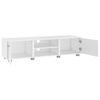 vidaXL TV-Schrank Wei&szlig; 140x40x35 cm Holzwerkstoff