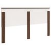 vidaXL Kopfteil Braun Eichen-Optik 200 cm Holzwerkstoff